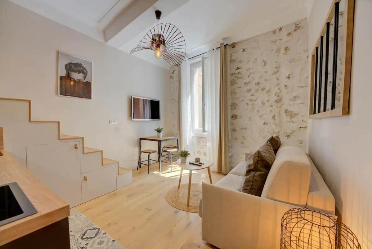 Duplex Studio Apt Mezzanine Near Shops & Cafes Антиб Екстериор снимка